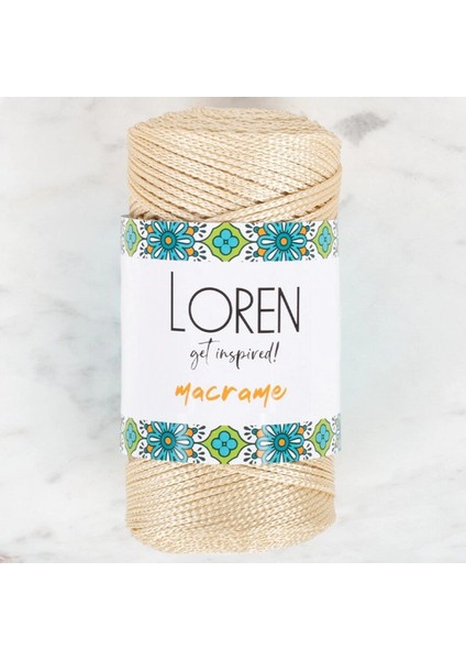 Loren Macrame Bej El Örgü Ipi - Rm 036 - 34326