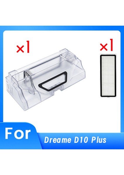 Dreame D10 Plus Toz Kutusu ve Filtreli Robot Süpürge Için (Yurt Dışından)