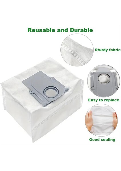 Roborock Q Revo Robot Süpürge Torbaları Yedek Parçaları Için Toz Torbaları (Yurt Dışından) indirimleri