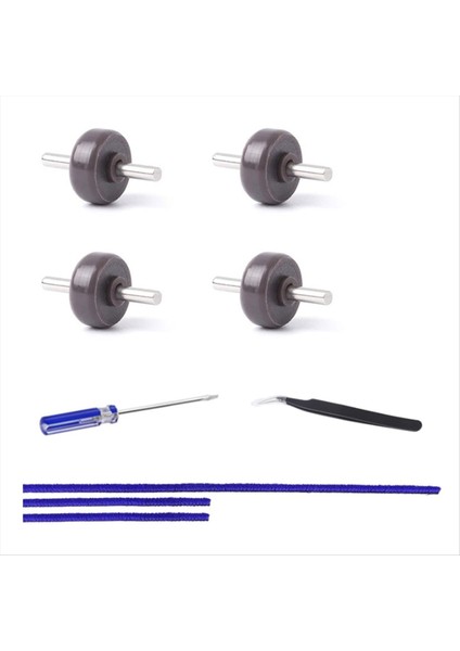 Dyson Elektrikli Süpürge Başlığı Için Yumuşak Peluş Şeritler + Ön Silindir ve Aks (Yurt Dışından)