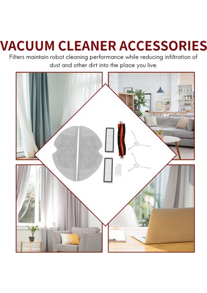 Xiaomi Mijia Filtre Ana Fırça Paspası Için 8 Parça Yedek Parça Kiti (Yurt Dışından) modelleri