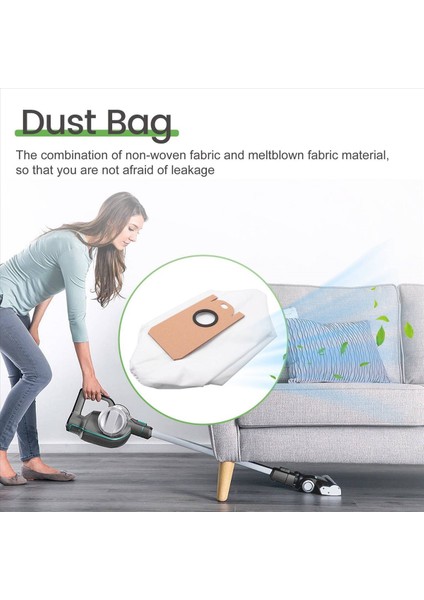 Vıomı S9 Robot Süpürge Filtre Torbası Toz Torbası Torba Kapasitesi (Yurt Dışından) indirimleri