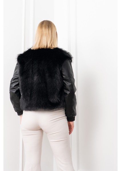 Urban Luxe Deri Kollu Peluş Kaban 2606 modelleri