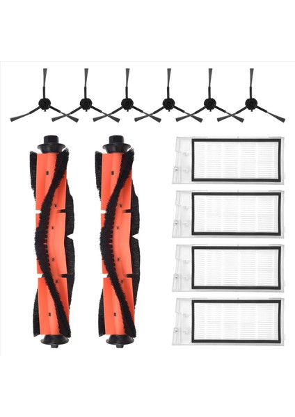 Roidmi Eve Plus Robot Ana Fırça Hepa Filtre Yan Fırçası Için 12 Adet (Yurt Dışından)