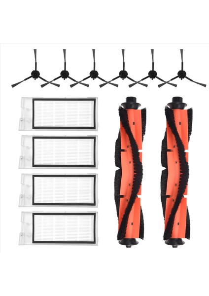 Roidmi Eve Plus Robot Ana Fırça Hepa Filtre Yan Fırçası Için 12 Adet (Yurt Dışından) modelleri