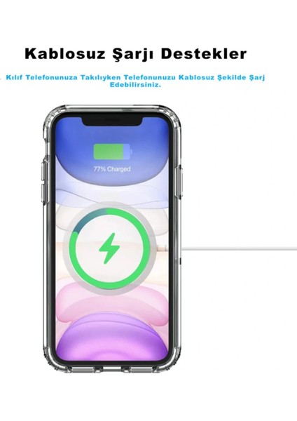 Iphone 12 Kılıf Kamera Lens Korumalı Magsafe Destekli Şeffaf Darbe Emici Sert Kapak fiyatları