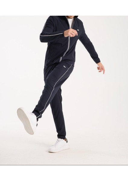 Lacivert Dar Kesim Erkek Eşofman