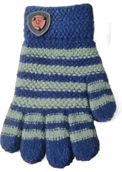 Erkek Çocuk Örme Eldiven 6-12 Yaş
