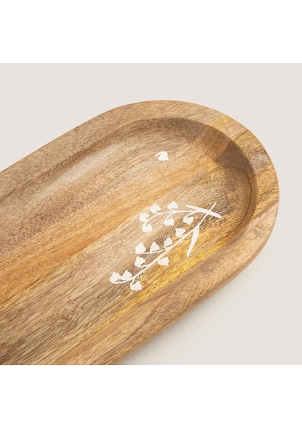 Fuchsia Sunum Tabağı 36X16.5CM Natural indirimleri