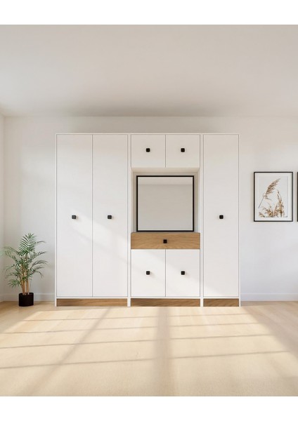 Beyaz Modern Makyaj Masası – Çekmeceli ve Aynalı fiyatları