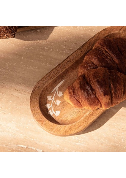 Fuchsia Sunum Tabağı 30X13CM Natural fiyatları