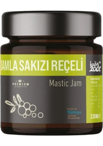 Ege'nin Incisi: 230 gr Damla Sakızı Reçeli