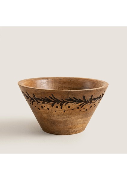 Oliva Sunum Kasesi 20 cm Natural