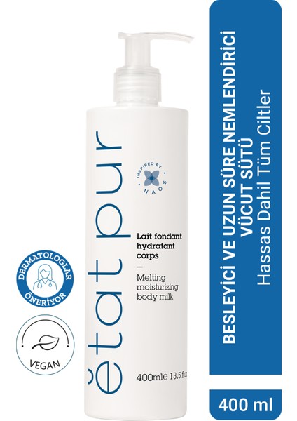 Melting Moisturizing Body Milk Rahatlatıcı ve Nemlendirici Vücut Sütü 400 ML