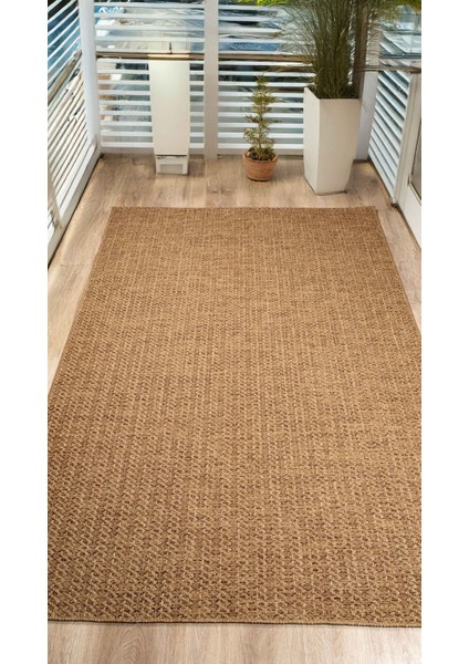 Jüt Rengi Naturel Sisal Hasır Desen Halı – Yıkanabilir, Kaymaz Taban, Toz Tutmaz & Antibakteriyel Makine Dokuma Halı fırsatları