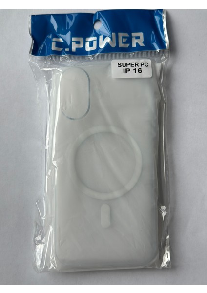 C.power Magsafe Şeffaf Sert Kılıf – iPhone 16 Uyumlu, Sararmaz, Dayanıklı Pc Malzeme modelleri