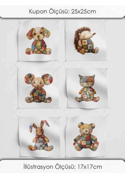 Patchwork Kumaş Seti – Dikiş ve Hobi Için %100 Pamuk Desenli Kumaş Kuponları fırsatları