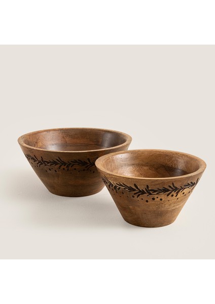 Oliva Sunum Kasesi 25CM Natural