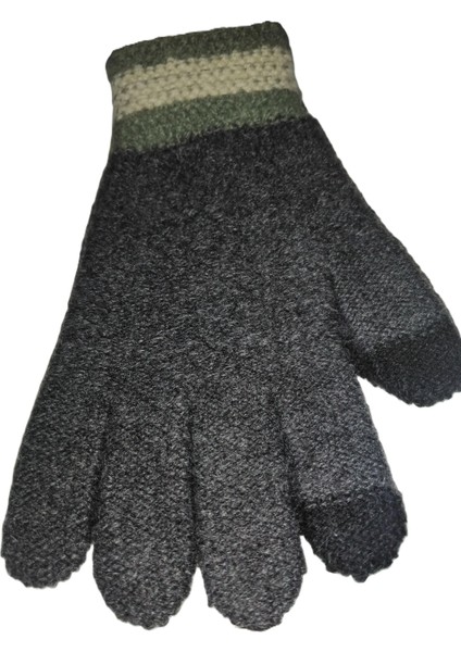 Erkek Çocuk Örme Eldiven 6-12 Yaş