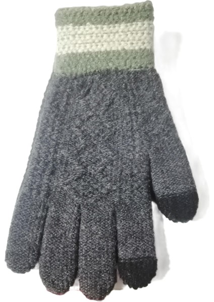 Erkek Çocuk Örme Eldiven 6-12 Yaş