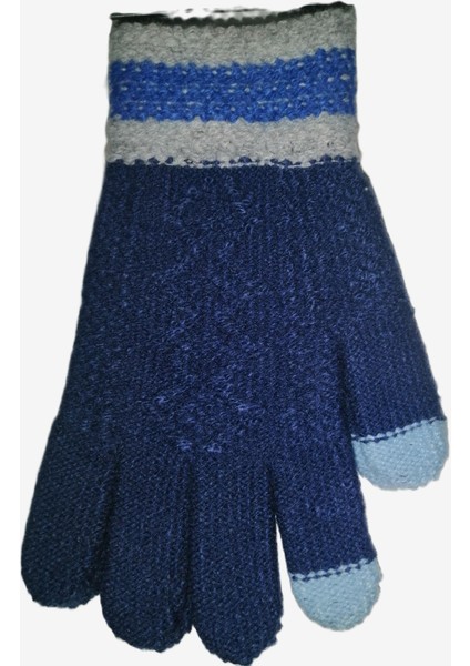 Erkek Çocuk Örme Eldiven 6-12 Yaş