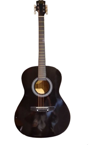 SİYAH AKUSTİK GİTAR 4/4 KILIF+PENA