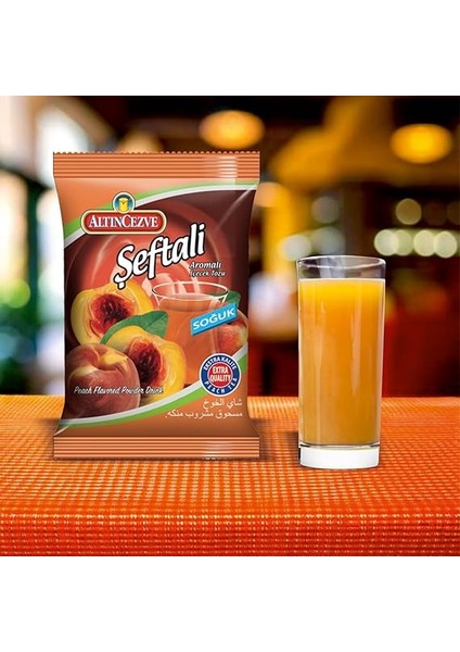 Şeftali Aromalı Toz Içecek - Soğuk Şeftali 450 gr fiyatları
