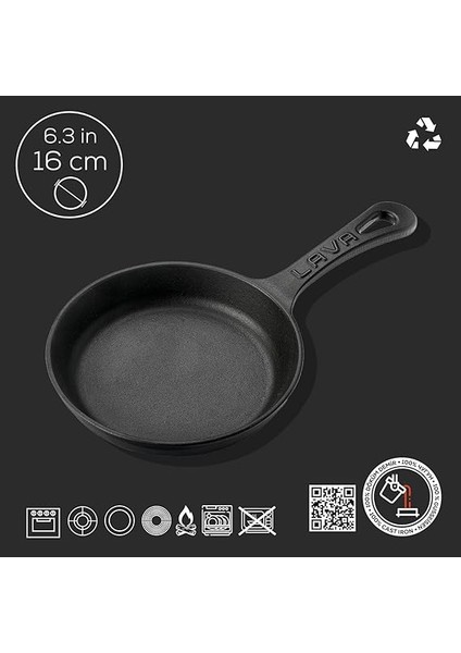 Döküm Mini Yuvarlak Saplı Çap 16 Tava fırsatları