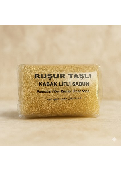 Doğal Ruşur Taşlı Kabak Lifli Sabun