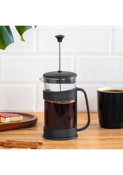 ET-00118 French Press Süzgeçli Bitki Çayı Demliği Kahve Presi - 400 ml