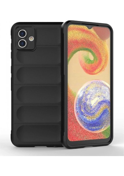 Samsung Galaxy A04E Kılıf Optimum Silikon - Siyah (K95)