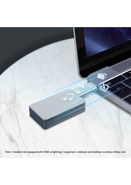 Tip-C'den Tip-C'ye USB 4.0 Hızlı Iletim 40 Gbps C'den C'ye Adaptör Alüminyum Alaşım (Yurt Dışından) fırsatları