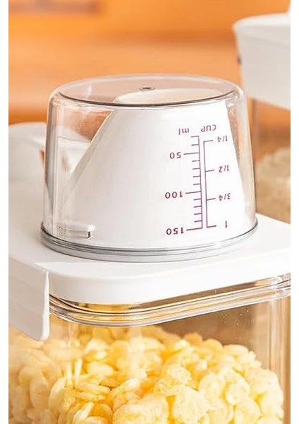 Mor Life 1 Adet Sızdırmaz Depolama Erzak Bakliyat Saklama Kabı- Ölçekli Kapak 2300 ml Etiket Hediyeli indirimleri