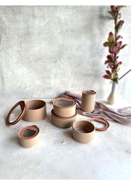 Fika One Seramik Saklama Kabı 600ML Pembe D-NEONE060-03 indirimleri