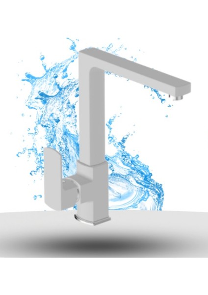 Salvo Eviye Döküm Ipeksi Mat Beyaz L Boru