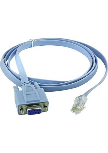 Yönlendirici Ağı Için Kullanılır 1.5 M Kablo Adaptörü RJ45 - RS232 Seri Oort Kablosu Db9 F/8p8 C Mavi Devre Kartı Jumper (Yurt Dışından)