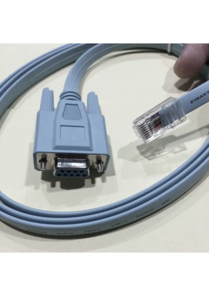 Yönlendirici Ağı Için Kullanılır 1.5 M Kablo Adaptörü RJ45 - RS232 Seri Oort Kablosu Db9 F/8p8 C Mavi Devre Kartı Jumper (Yurt Dışından) modelleri