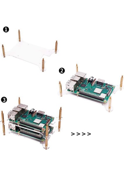 4 Katmanlı Kılıf Akrilik Istiflenebilir Köpek Kemik Kutusu Şeffaf Muhafaza 3 Model B 3b Plus 2b 4b Için Uygundur (Yurt Dışından) modelleri