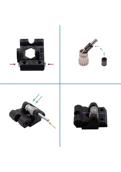 Mk2/mk3 Parçaları Tahrik Dişli Kiti Klon B Çift Dişli Çelik Kemer Tekerlek Kiti Dişli Dıy Prusa I3 Dişli Ekstrüzyon Çarkı (Yurt Dışından) indirimleri