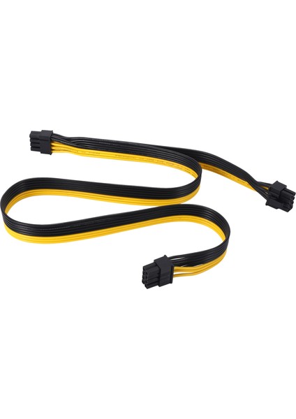 Atx Cpu 8 Pin Erkek - Çift Pcıe 8(6+2) Pin Erkek Güç Adaptörü Kablosu, Yalnızca Modüler Güç Kaynağı Için, 60CM+20CM (Yurt Dışından)
