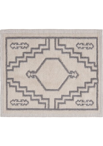 Soft Klas 2'li Banyo Paspası - Ekru / Gri - 60X100 cm + 50X60 cm fiyatları