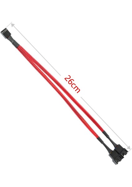 Adet 4 Pin Uzatma Kablosu Pwm Fan Splitter Kablo Ayırıcı Cpu Fan Kollu Adaptör Kurşun Hattı Bağlantı Kablosu Siyah (Yurt Dışından) fiyatları