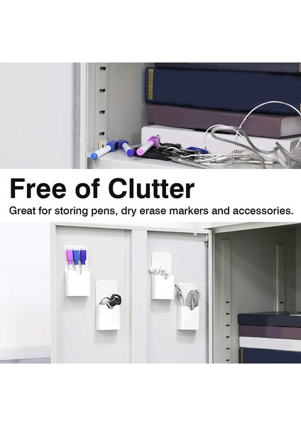 (4 Paket) Ev Buzdolabı, Ofis Camı Beyaz Tahta Diğer Manyetik Yüzeyler Için Kalem/kuru Silme Marker Depolama Düzenleyici (Yurt Dışından) fırsatları