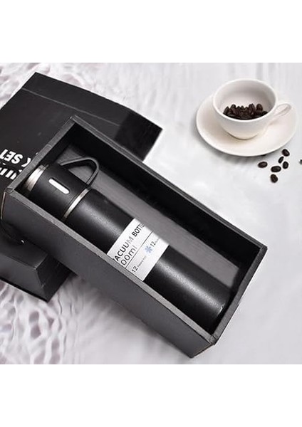 Polham 500ML Paslanmaz Çelik Bardaklı Termos Çift Katmanlı Termos Bardak Mug Araç Kahve Çay El Termosu modelleri