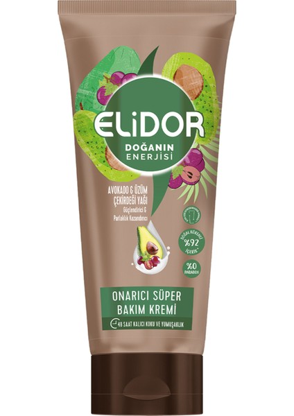 Onarıcı Süper Saç Bakım Kremi Avokado ve Üzüm 170 ml 3 Adet