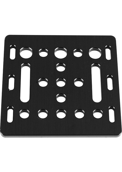 3D Yazıcı Parçası V-Yuvası Portal Plakası 20MM Siyah Kumlama 65.5MMX65.5MMX3MM (Yurt Dışından) fiyatları