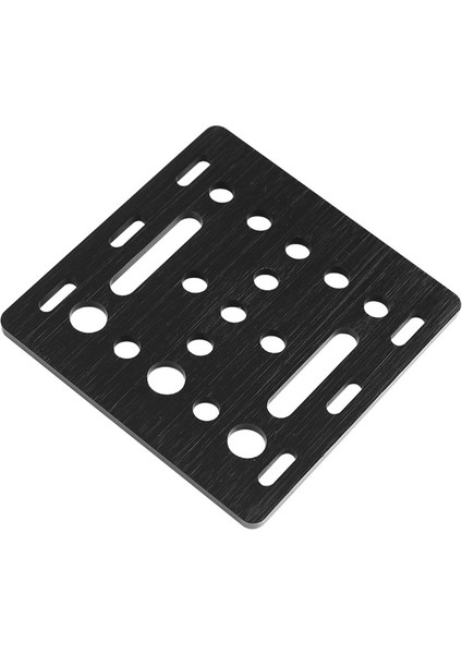 3D Yazıcı Parçası V-Yuvası Portal Plakası 20MM Siyah Kumlama 65.5MMX65.5MMX3MM (Yurt Dışından) modelleri