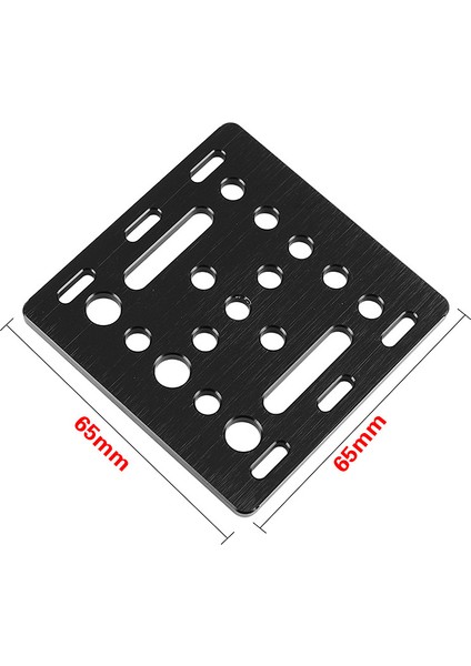 3D Yazıcı Parçası V-Yuvası Portal Plakası 20MM Siyah Kumlama 65.5MMX65.5MMX3MM (Yurt Dışından) fırsatları