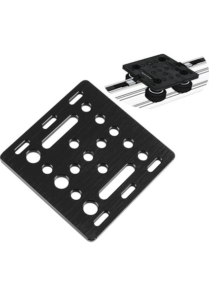 3D Yazıcı Parçası V-Yuvası Portal Plakası 20MM Siyah Kumlama 65.5MMX65.5MMX3MM (Yurt Dışından) indirimleri
