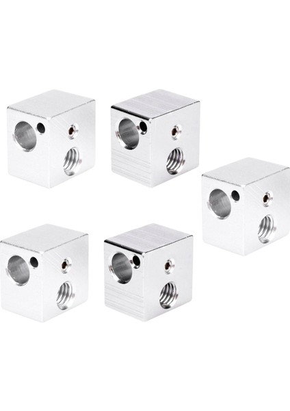 MK10 Isıtma Bloğu, Alüminyum Blok Aksesuarları, 7mm Konu Ekstruder Isıtma Alüminyum Blok 3D Yazıcı Için Uygun, 5 Adet (Yurt Dışından)